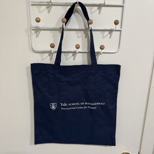 Yale School Of Management Tote Travel Bag Shoulder Blue